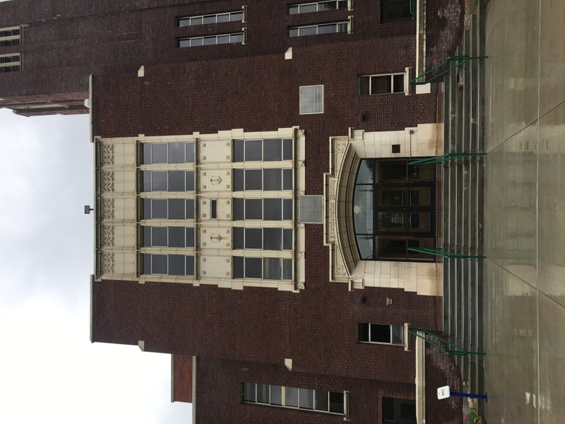 Front entrance facing north to the Boise River