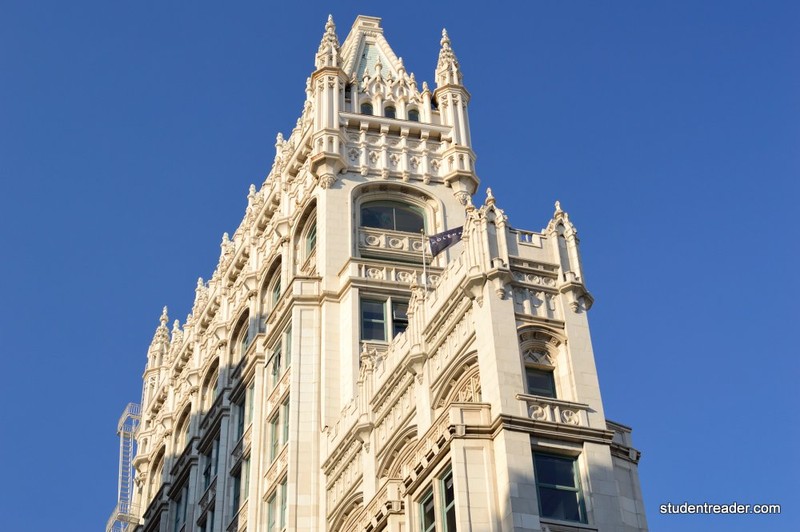Detailed view of the Cathedral Building