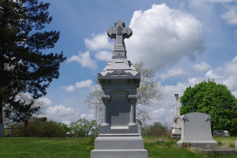 Burial Marker for Byron Reed.