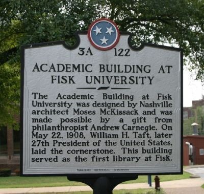 Marker for the Fisk University Academic Building