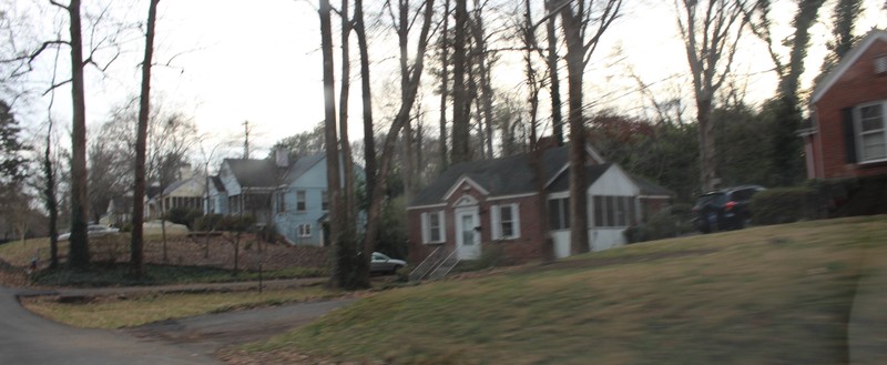 Houses on Canterbury Road, January 2017
Photograph by Ernest Everett Blevins, MFA