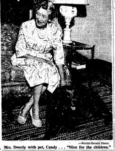 Margaret Doorly, the donor of the original start-up money for the Henry Doorly Zoo (pictured left). Courtesy of The Omaha World Herald