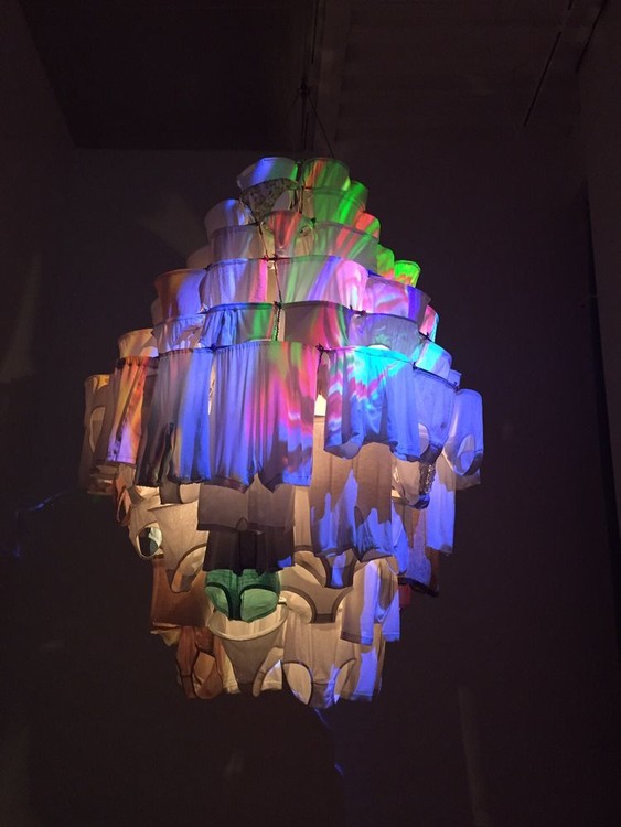 Indoor museum exhibit.