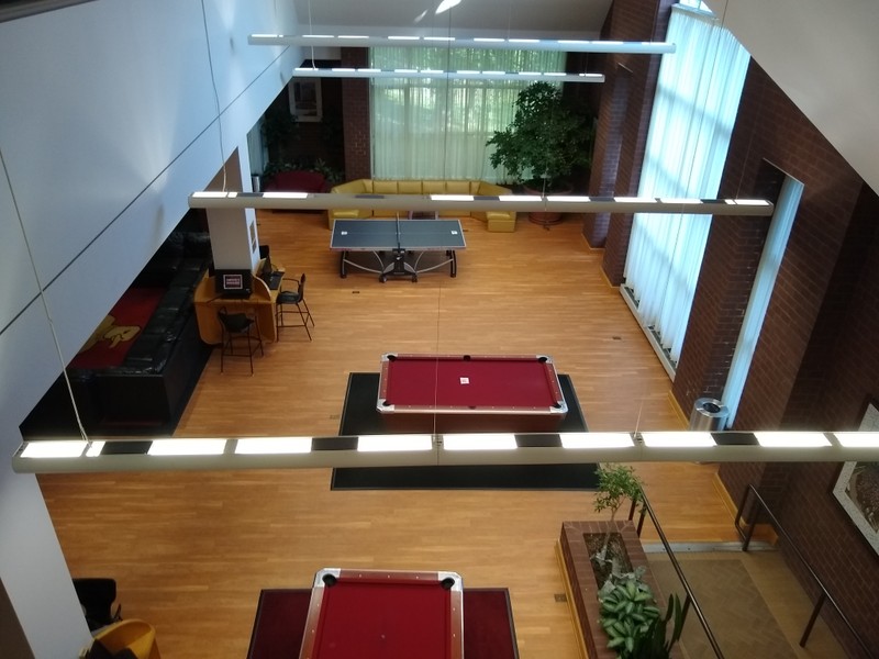 Pool Tables and Ping Pong Tables in Fireside Lounge, 2020