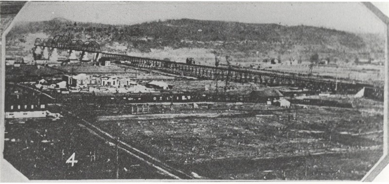 Kenova was established by the Norfolk & Western Railway at the site of a new bridge it built across the Ohio River in the 1890s. Image courtesy of the Kenova Historical Commission. 