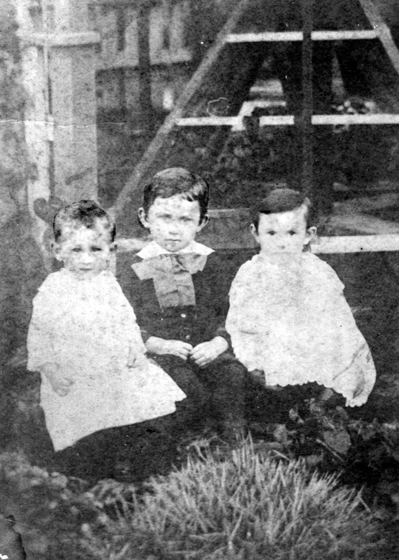 The Watson's children: Louise, John, and Agnes