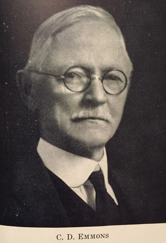 Carlton D. Emmons, first president of the Emmons-Hawkins Hardware Company