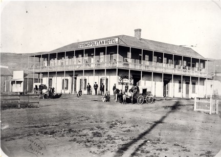 Casa de Bandini-Cosmopolitan Hotel in 1872