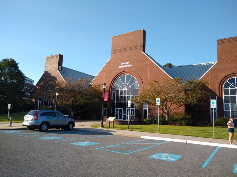 Entrance to the Student Union from Dogwood Road, 2020