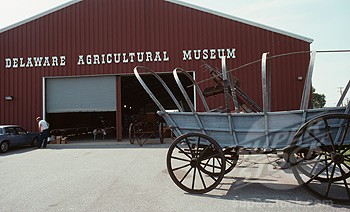 The Delaware Agricultural Museum features several historic buildings and thousands of artifacts pertaining to agriculture and farming. 