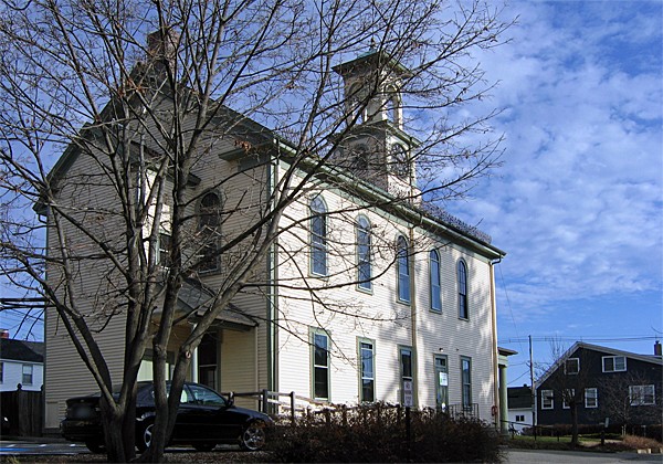 View of the building from behind.