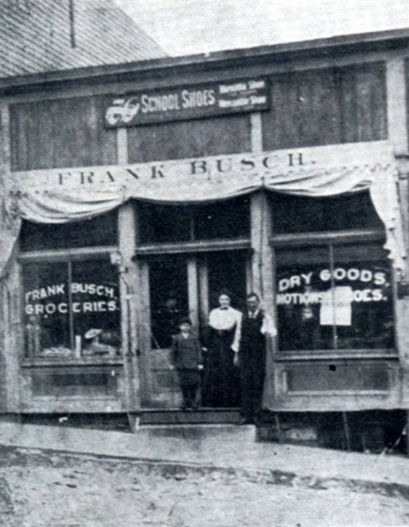 Frank Busch Groceries and Dry Goods
(photo credit: Kenneth R. Klamm)