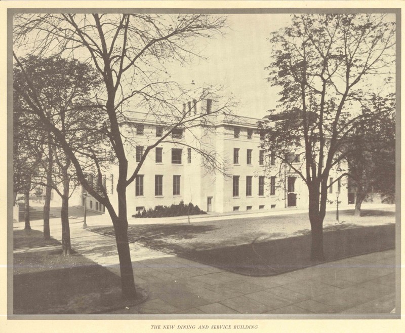 "The New Dining and Service Building" (now Banker Hall), ca. 1927