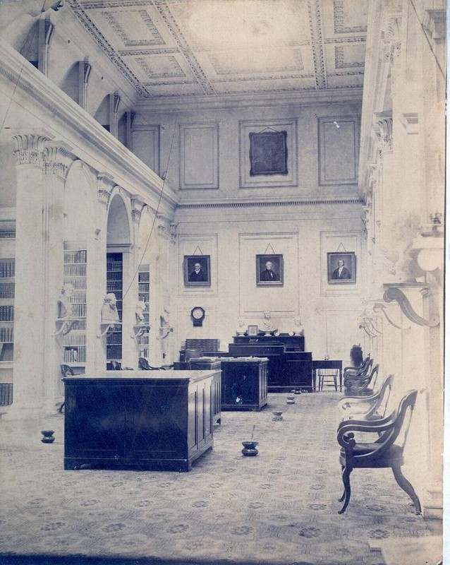 The library has served researchers from around the world since its establishment in 1840. This photo shows the South Caroliniana Library Reading Room in 1899.