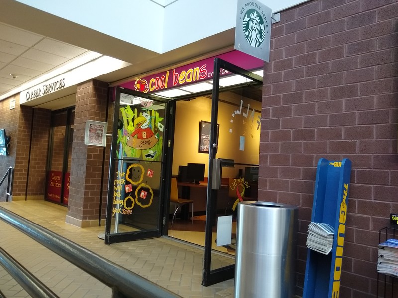 Entrance to Cool Beans, 2020