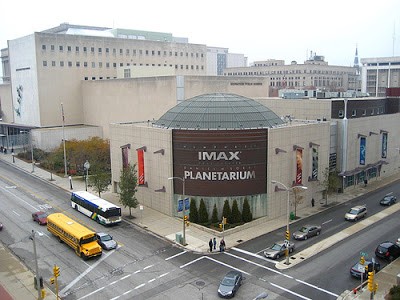 The museum features historical exhibits, a planetarium and IMAX theater, and lots of exhibits about science and nature. 