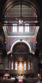 Interior of Trinity Church, Courtesy of "Buffalo Architecture and History," http://buffaloah.com/a/virtual/us/boston/trinity/tc.html 