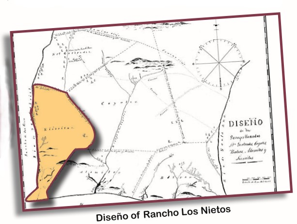 Rancho Los Nietos Diseno, featuring Rancho Los Cerritos