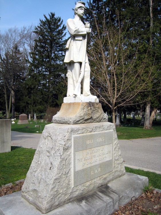 Civil War Memorial "Billy Yank," Mount Avon Cemetery, 2012