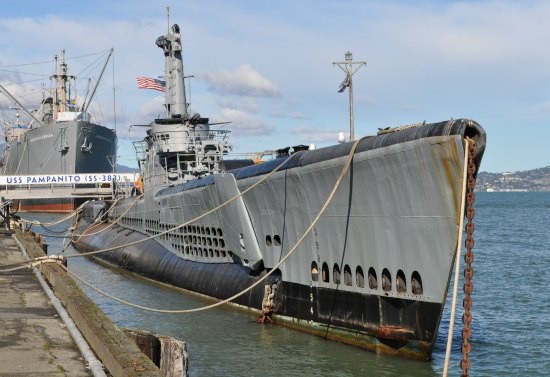 The USS Pampanito.