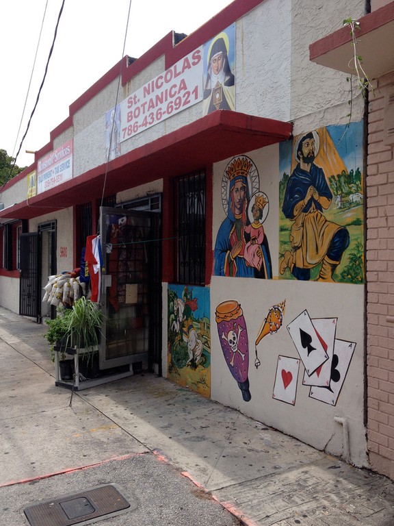 The botanicas create a space for the practice of vodou in South Florida while educating younger generations on the purpose and history of the African based religious system. Edike pi piti jenerasyon sou bi pou ak istwa nan sistèm baz an Afriken