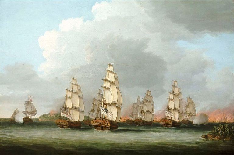 Painting of the battle