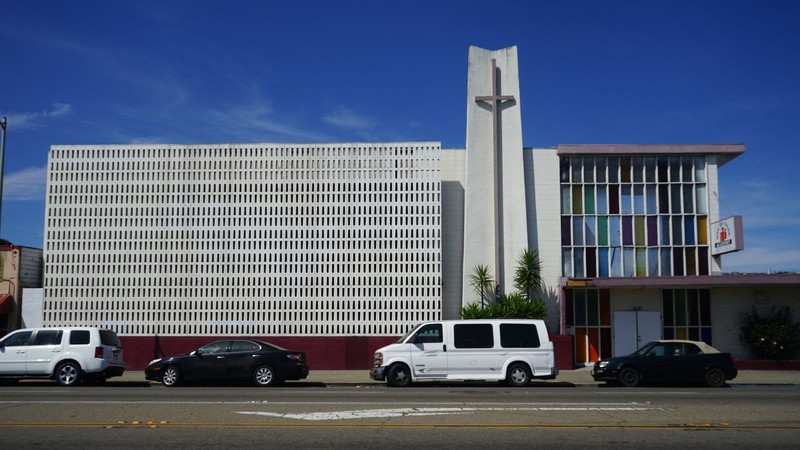 The Oakland Community School building as it appears in 2017