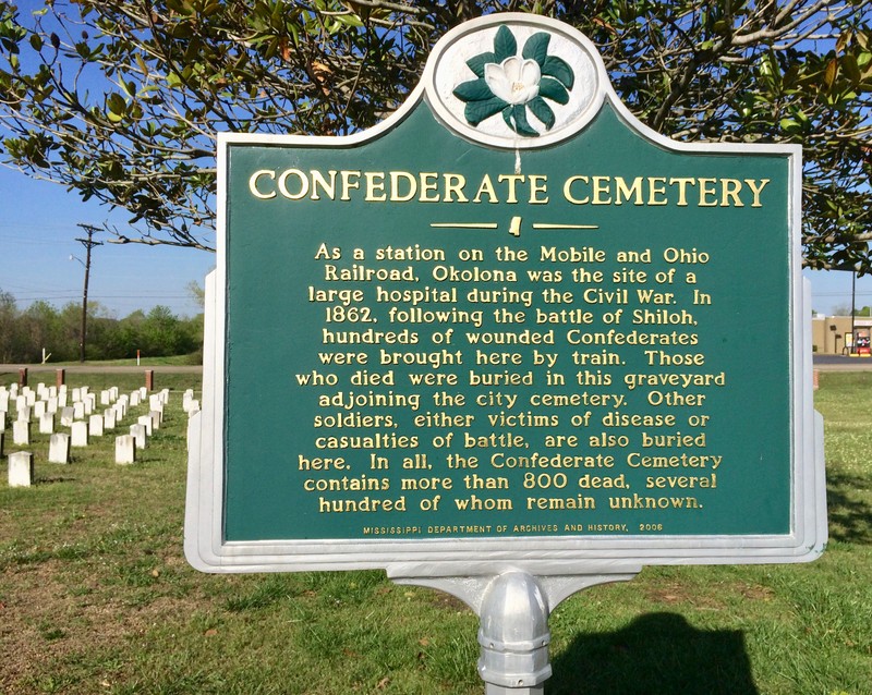 Official Landmark of the Confederate Cemetery.