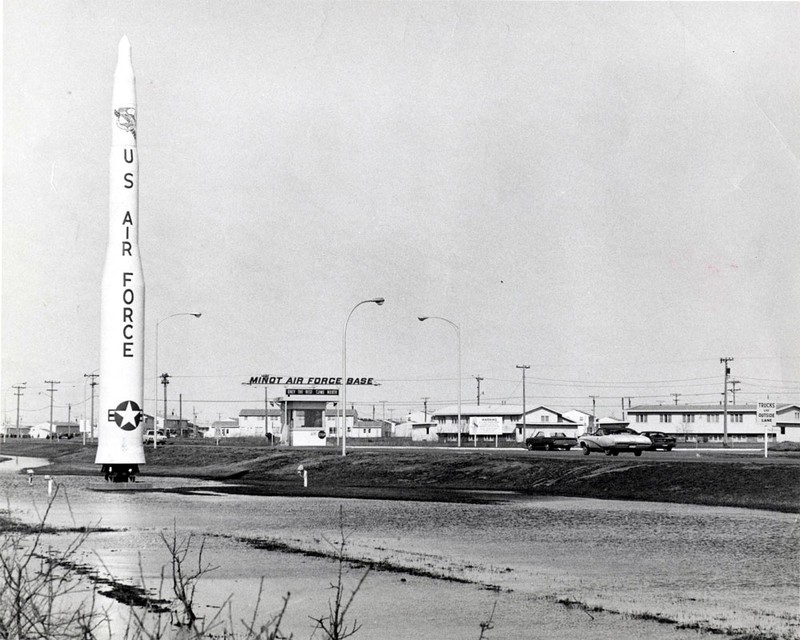 Minot AFB Main Gate 1965.