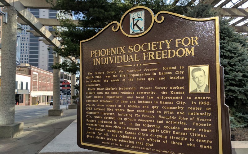 The North American Conference of Homophile Organizations / Phoenix Society  for Individual Freedom Historical Marker - Clio