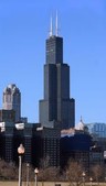 Panoramic view of the Willis Tower.