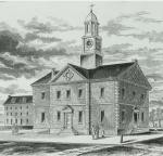 Old Lancaster County Courthouse, Lancaster, PA, circa 1850.