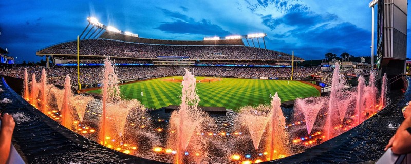 KC Royals share drone video of Kauffman stadium