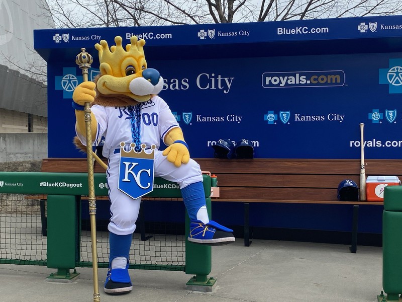 The University of Kansas Health System - Kansas City Royals mascot