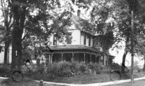 Truman residence at 909 Waldo Avenue, Independence, Missouri, taken in the spring of 1922. This was given to President Harry S. Truman, May 19, 1949, by Mrs. John Isaacks. ca. 1922