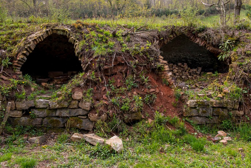 close-up of the coke ovens