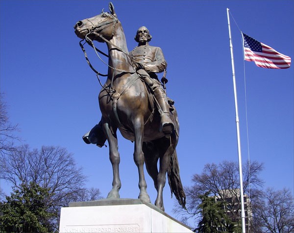 The statue in Health Sciences park in Memphis, TN 