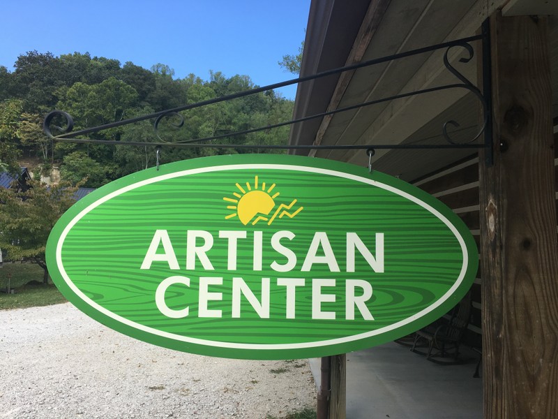 The Artisan Center provides a place for skilled artists to showcase their craftsmanship to the public.