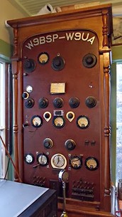 The radio transmitter can still be seen in the radio room adjacent to the kitchen