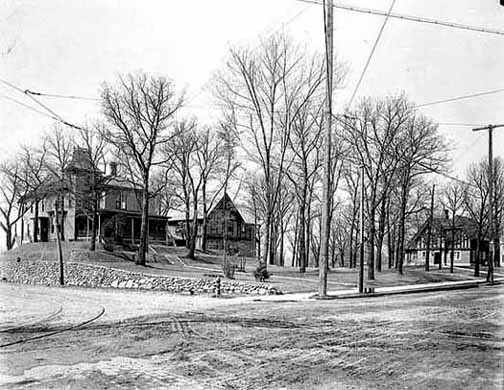 The hospital grounds as they looked in 1909