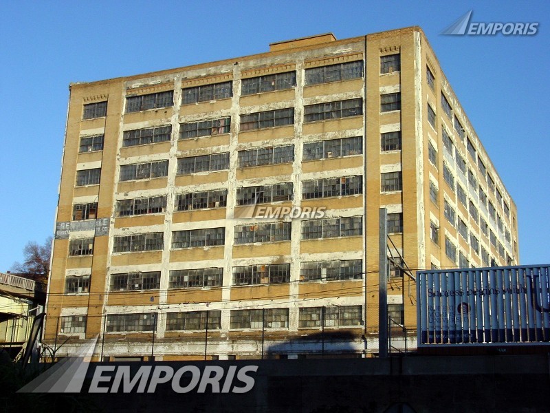 The terminal building as it sat in disrepair prior to being renovated.  