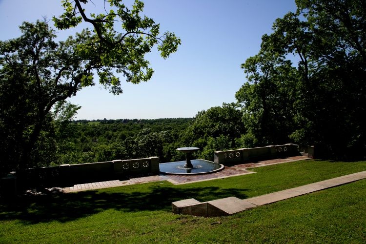 Swope Memorial Fountain overlook