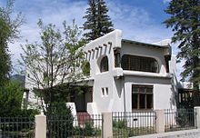 The Glorious Exterior of the Taos Art Museum/Fechin House