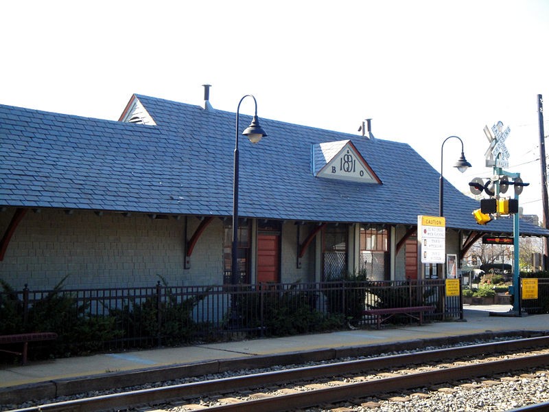 Kensington's train station, constructed in 1891