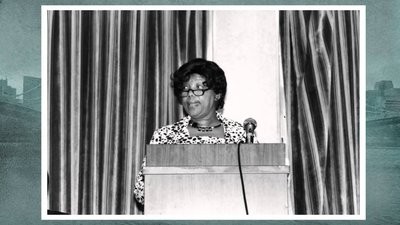 Photo of Dorothy Mae Richardson during her first NeighborWorks conference.