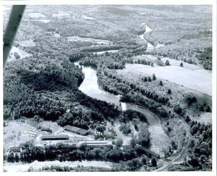 Image of West Hopkinton before construction of the Hopkinton-Everett Dam.  