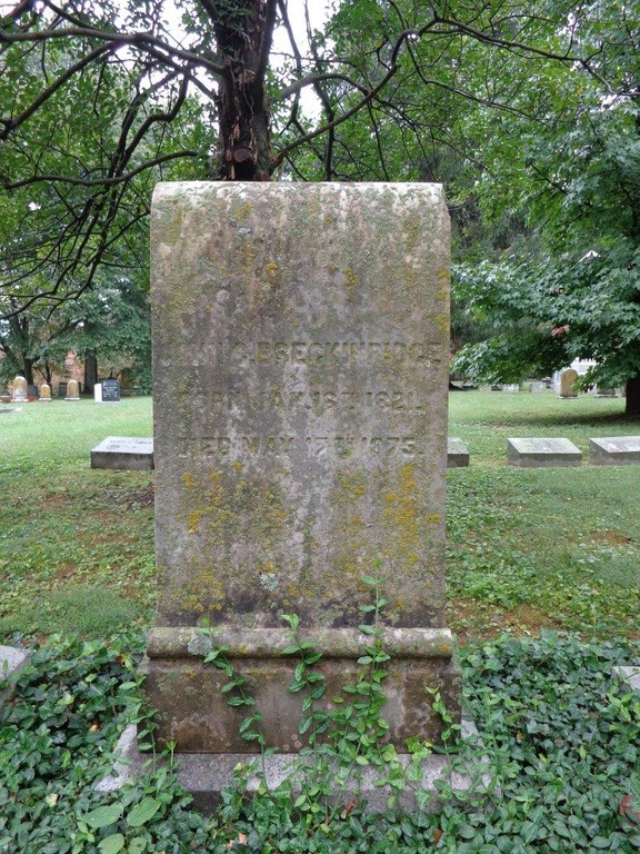 Breckinridge's Headstone