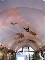 1988 Mural commissioned for the ceiling