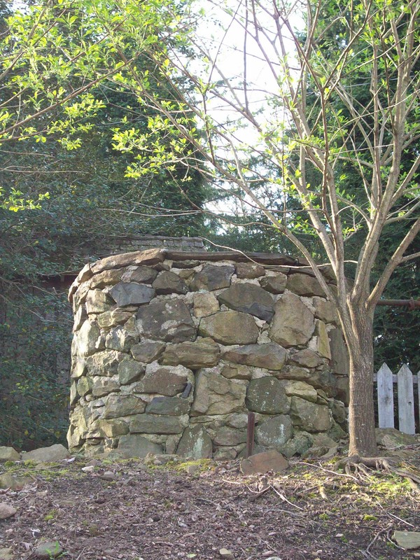 Image of a circular stone feature.