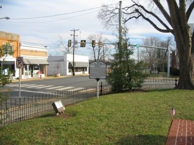 Street view of the Langston marker.
